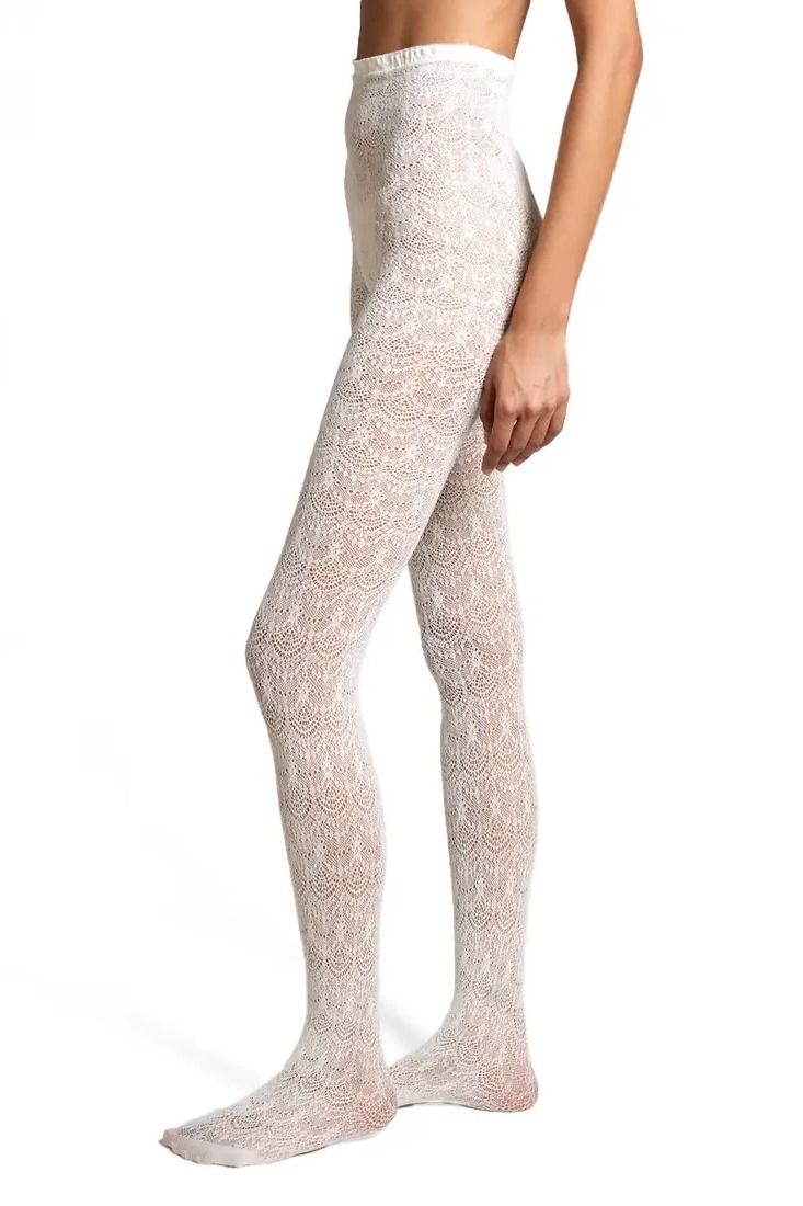 Stems lace tights