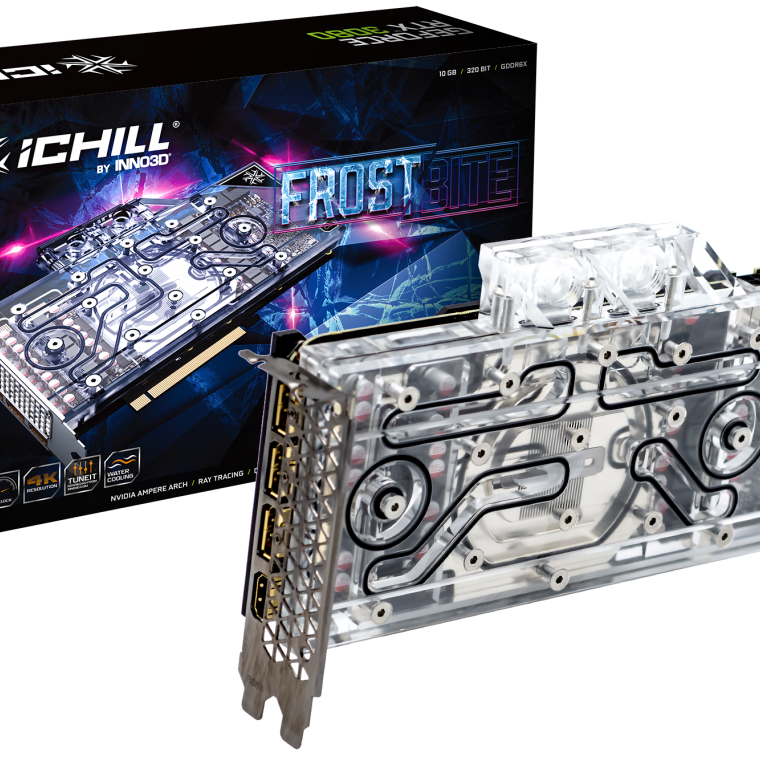 Inno3D Adds Alphacool's Beautiful Waterblocks Onto RTX 3080, 3090