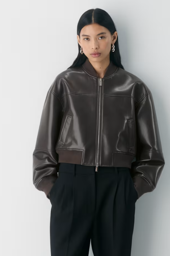 Aritzia , Synergy Bomber - UnReal Leather