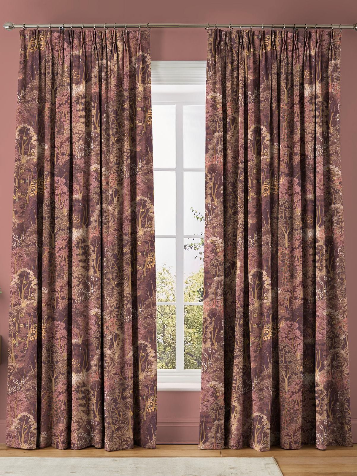 New Eden Mulberry Curtains