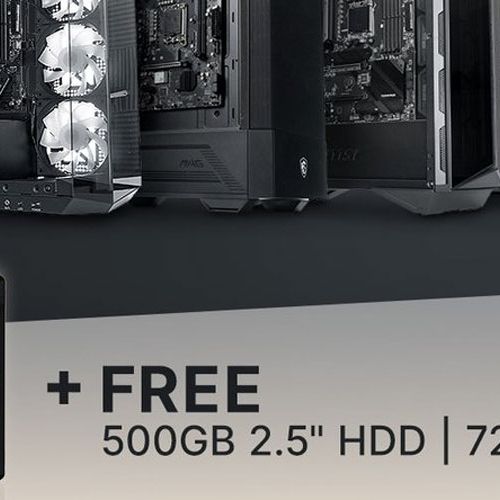 MSI is giving away 500GB spinning SATA drives with barebones