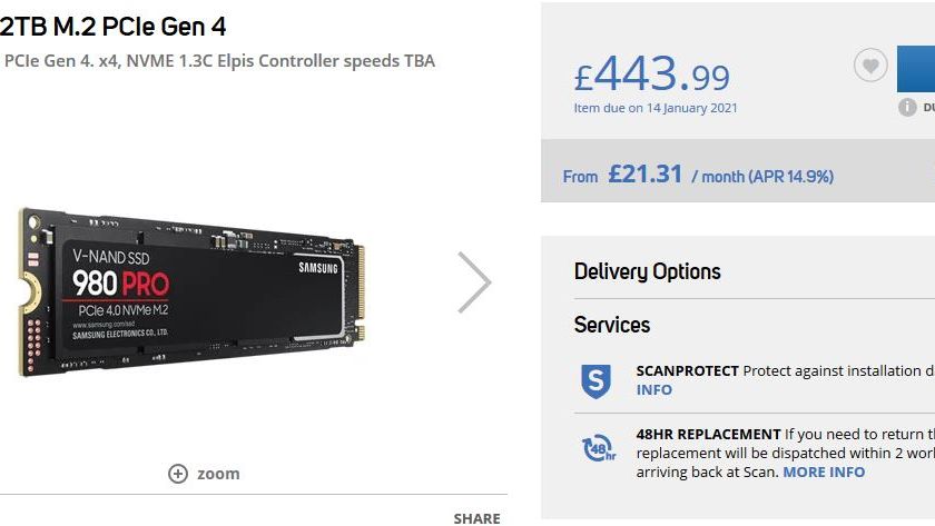 Samsung 980 PRO 2TB PCIe Gen 4.0 x4 1個目 Amazon.com: Samsung 980 PRO SSD 2TB PCIe NVMe Gen 4 Gaming M