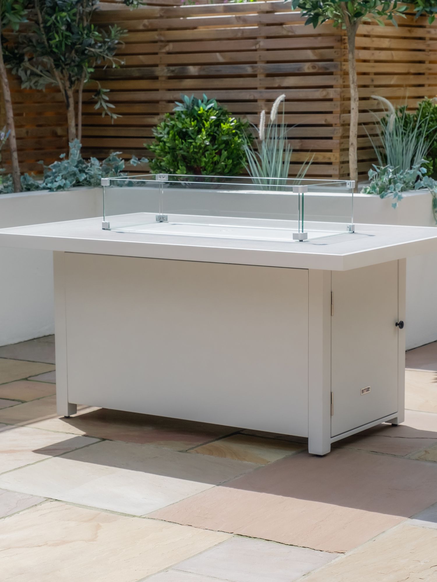 Maze, Aluminium Fire Pit Table