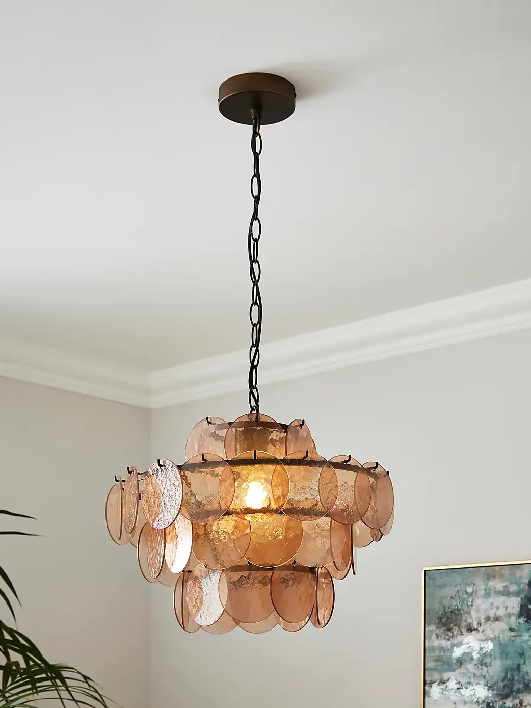 Dunelm, Alohi Art Deco Chandelier