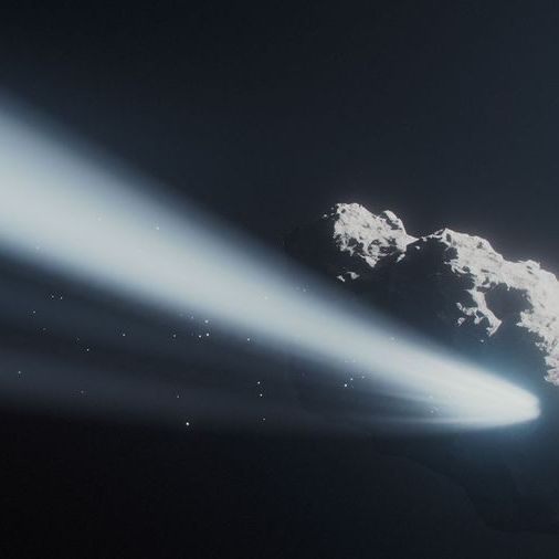 comet様 Hitting the brakes: Hubble Space Telescope watches doomed comet