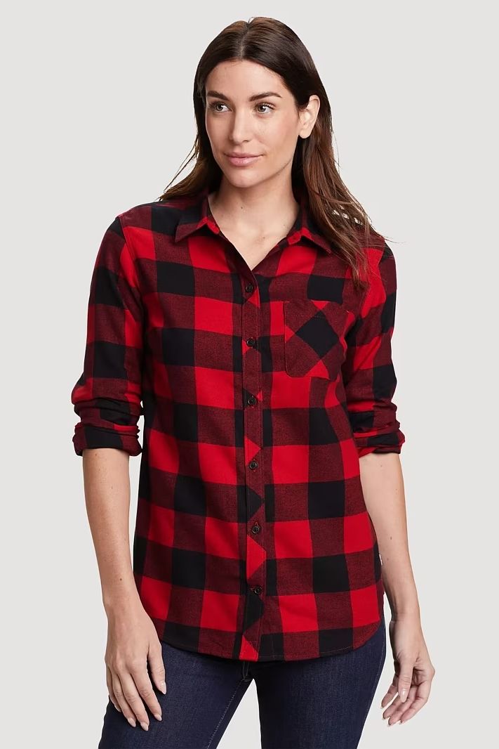 Eddie Bauer Women&#039;s Forest Flannel Shirt