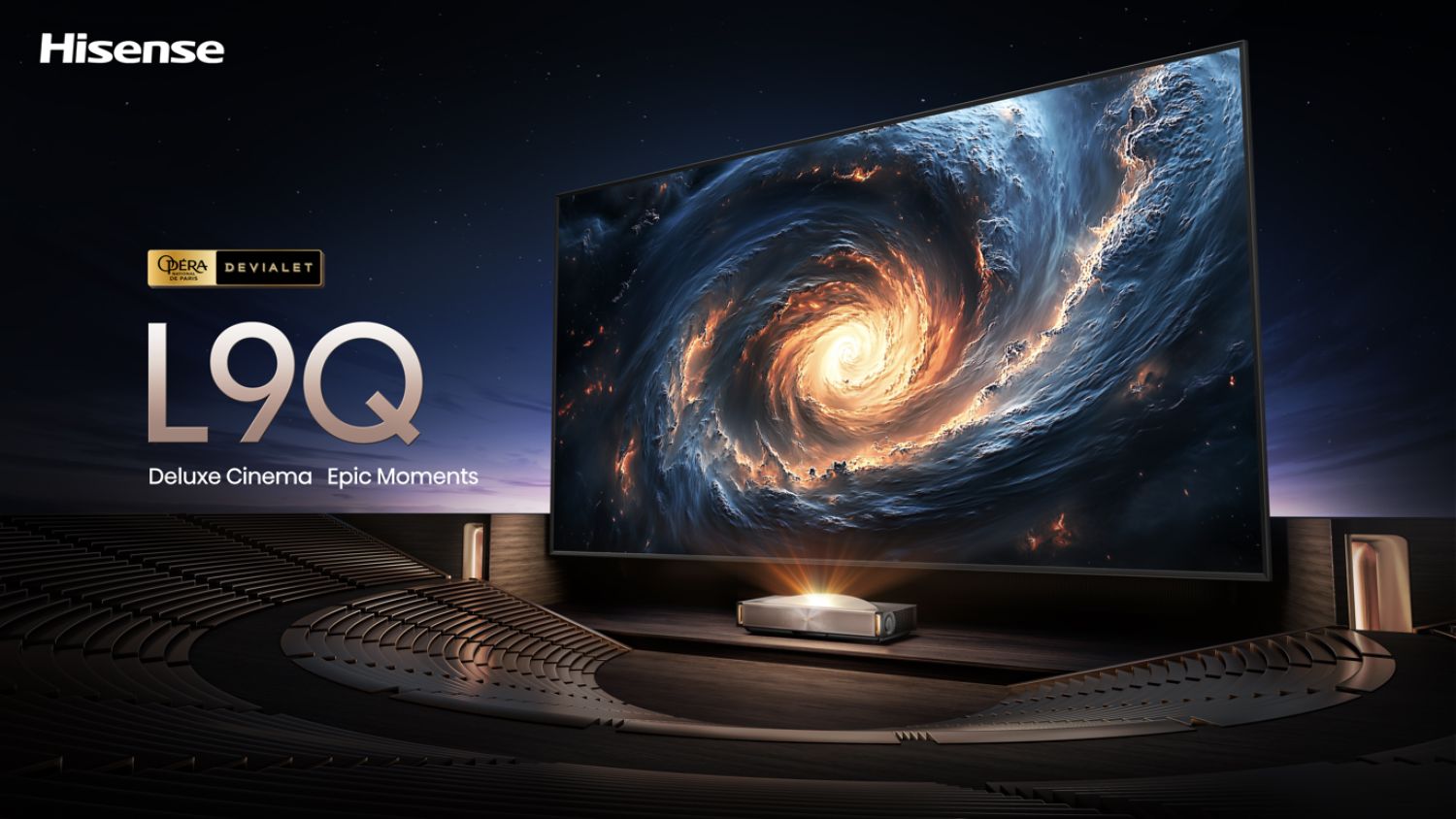 Hisense Debuts L9Q: a TriChroma Laser TV that transforms the