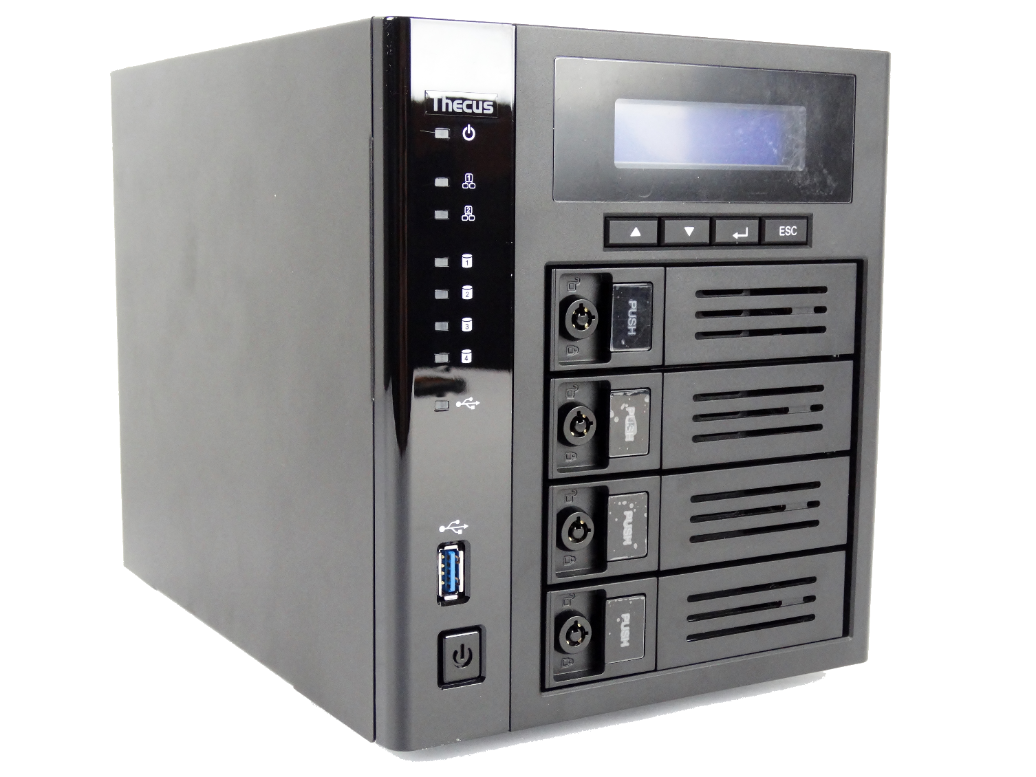 Thecus N2810 Plus NAS (メモリ増設済み 8GB)