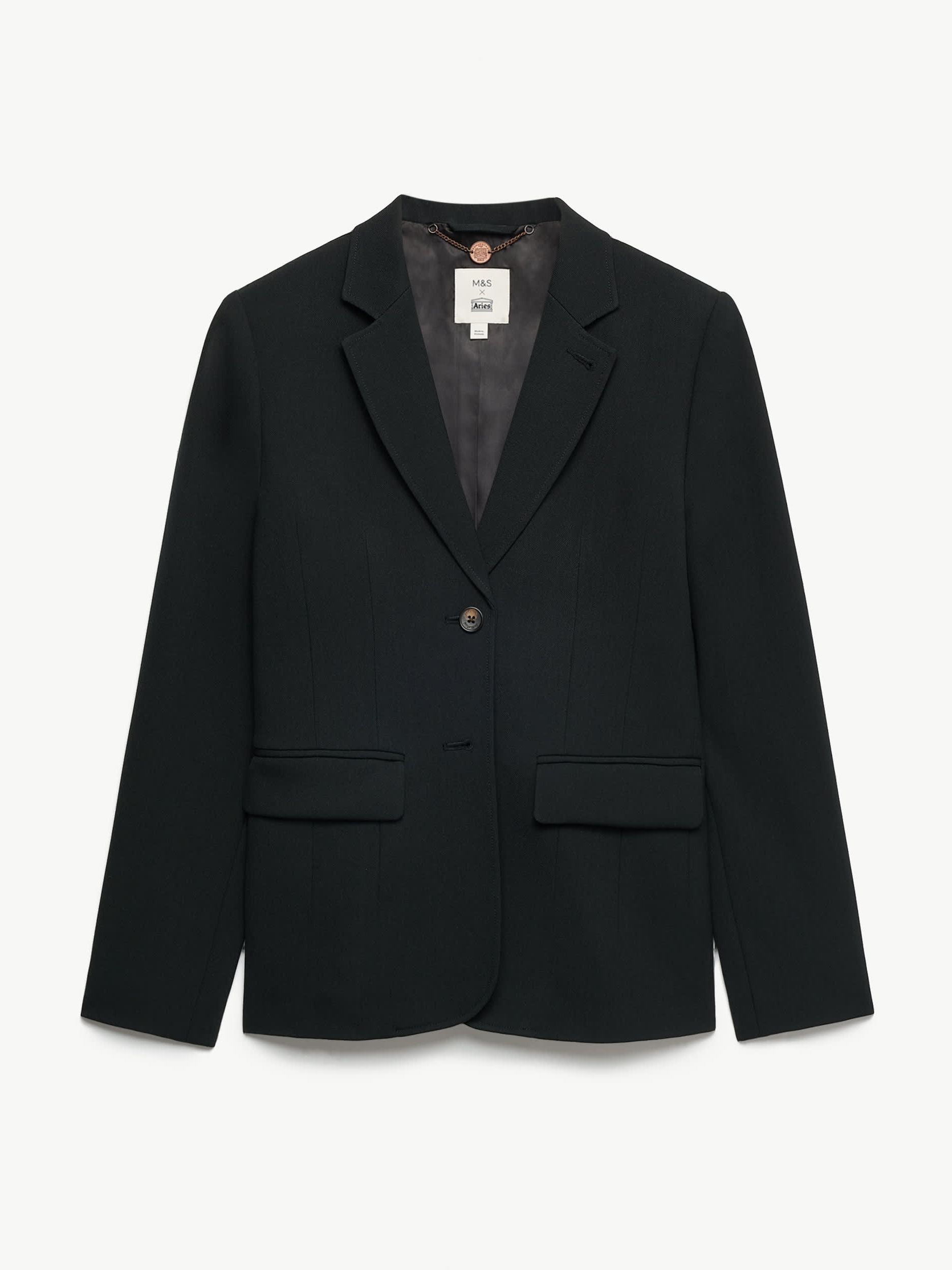 Wool Rich Tailored Blazer