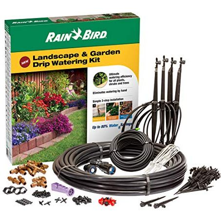 Rain Bird Lnddripkit Drip Irrigation Landscape/garden Watering Kit With Drippers, Micro-Bubblers, Micro-Sprays