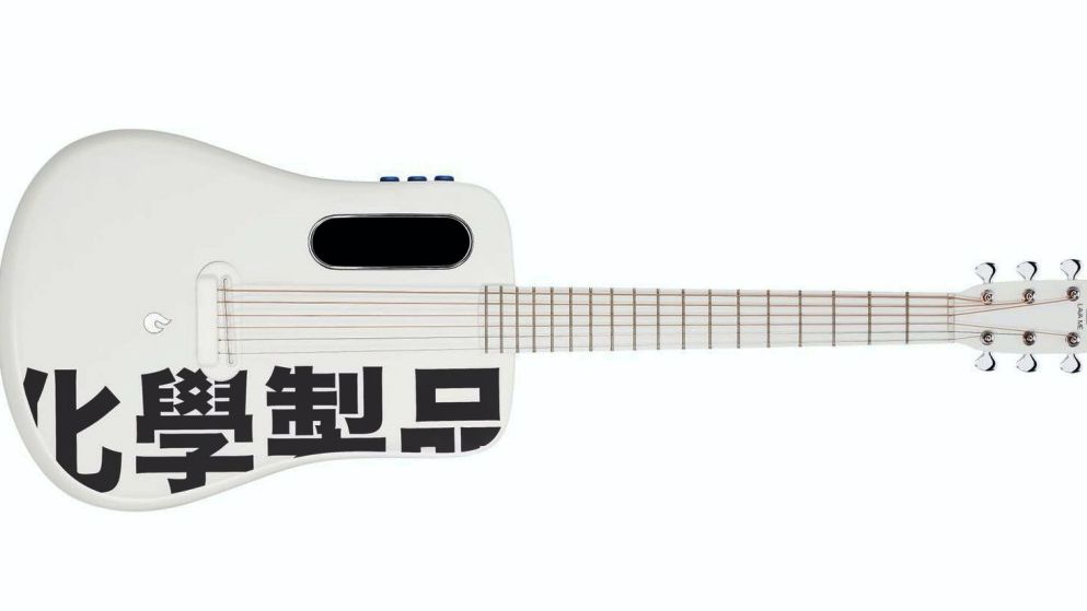 The Lava Music x Chemist Creations collaborative guitar embraces
