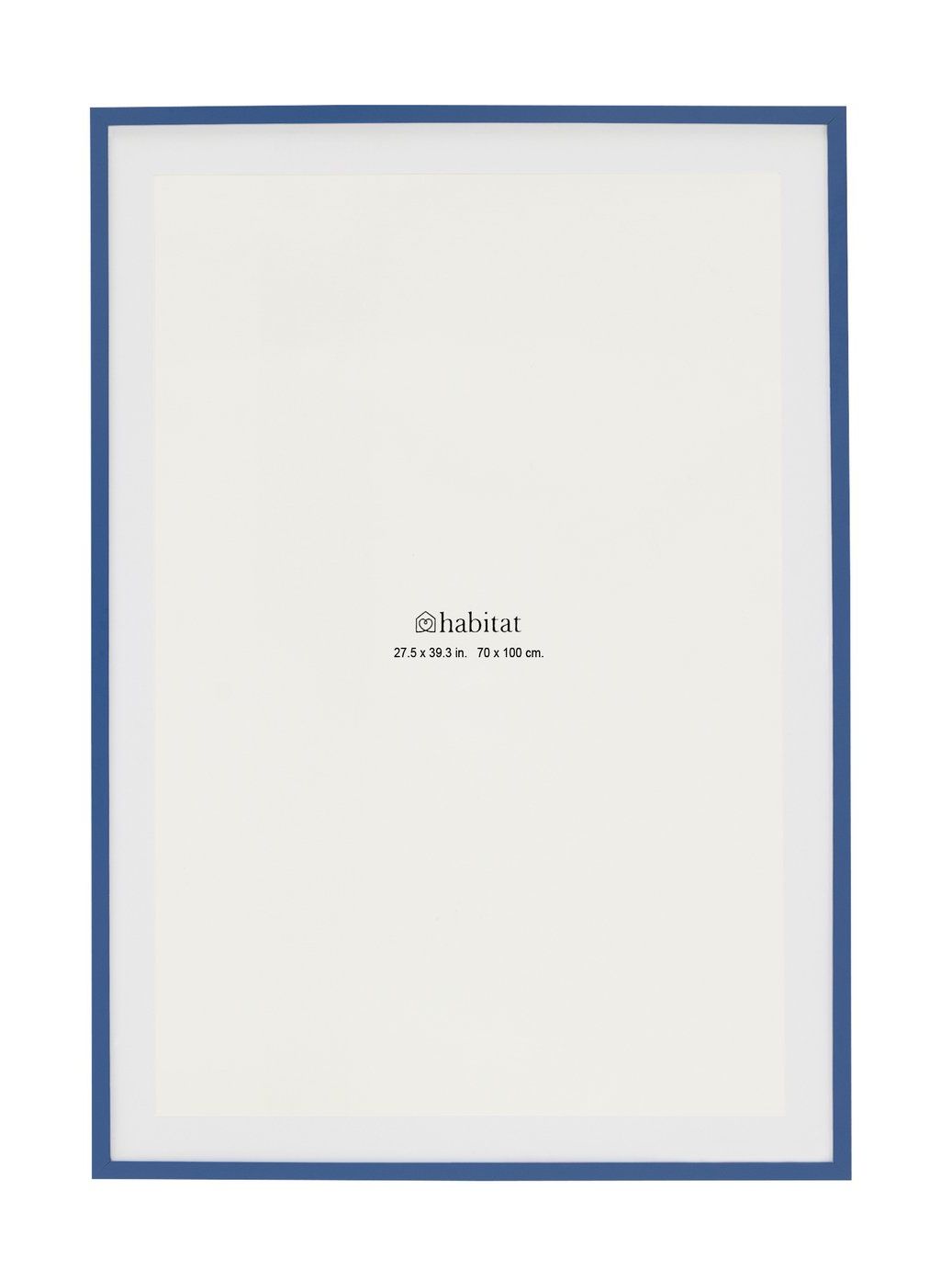 Habitat Blue Cobalt Picture Frame - 70x100cm