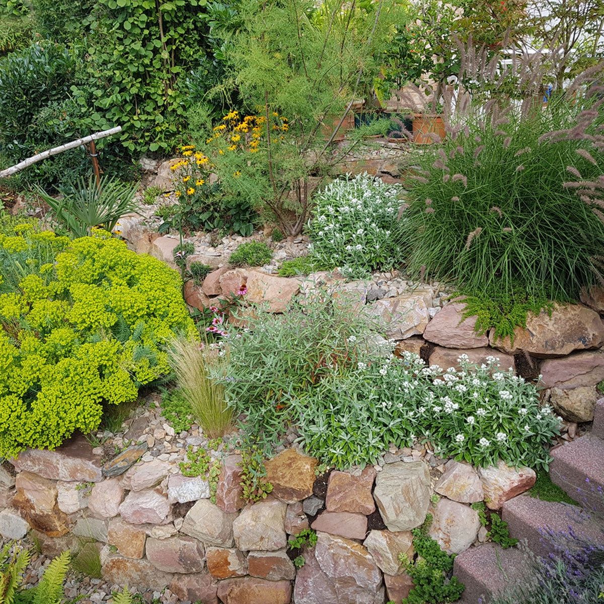 Sloped Rock Garden Design – Tips On Creating A Hillside Rock Garden |  Gardening Know How, image size:1200x1200