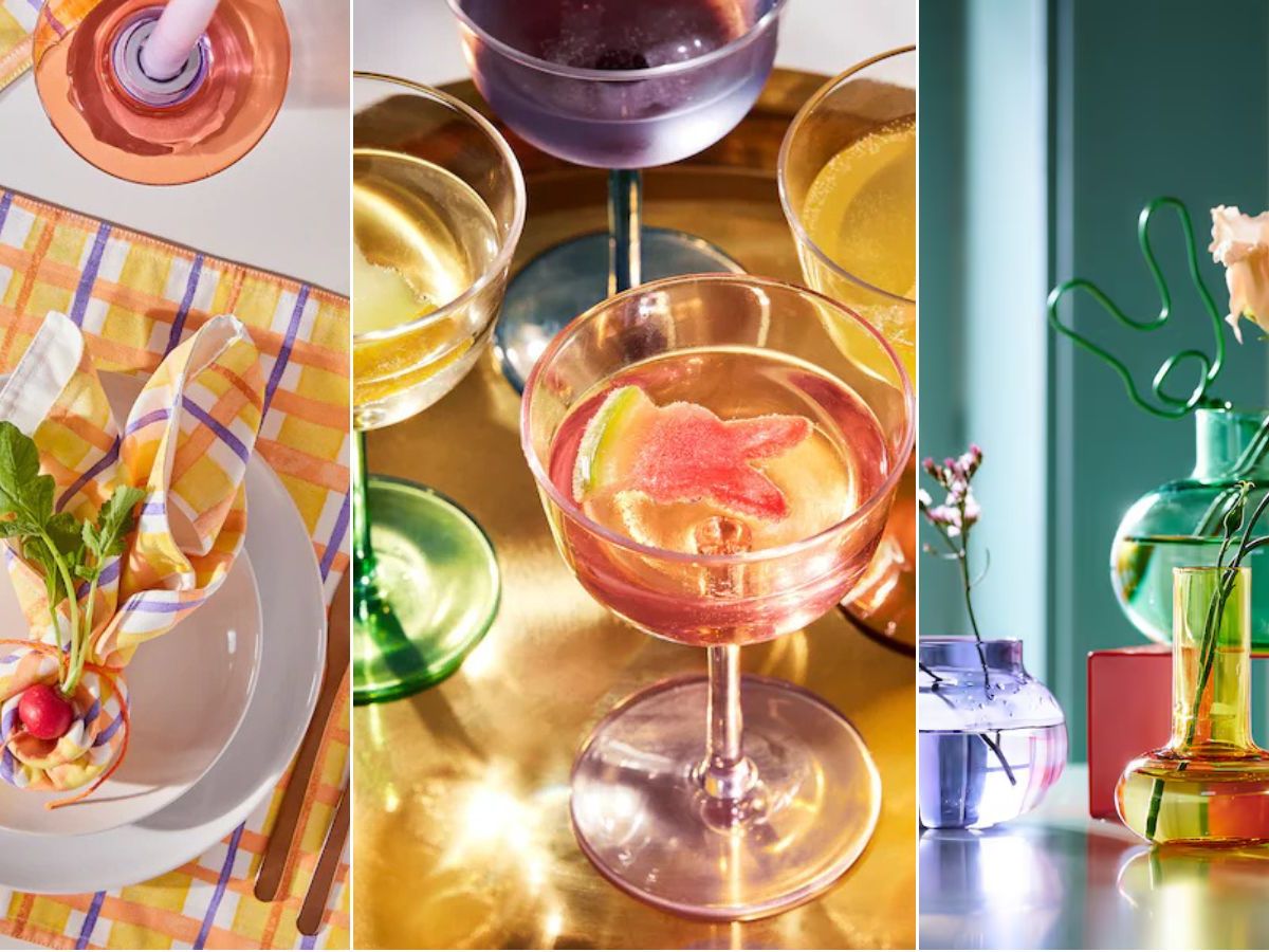 IKEA's new spring collection features a standout set of glassware