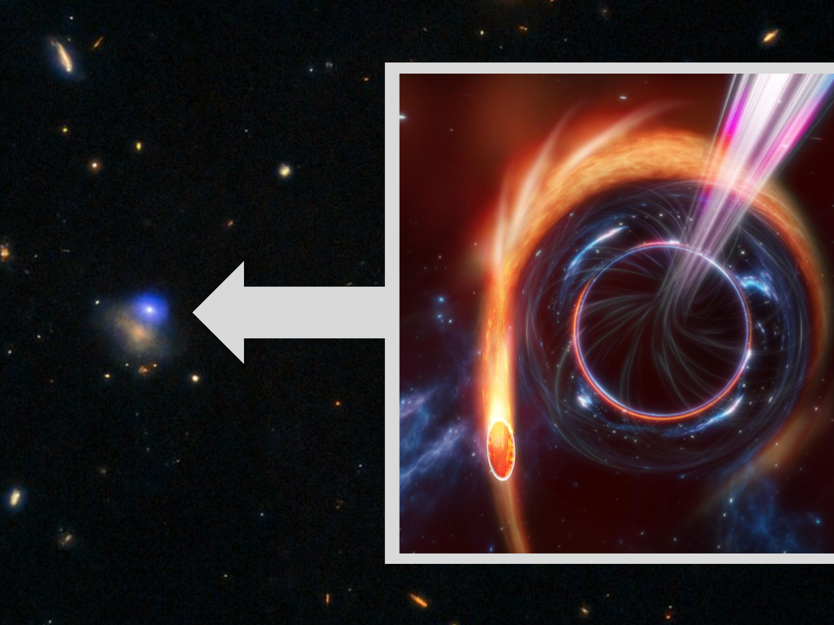 Mysterious bright blue cosmic blasts triggered by black holes