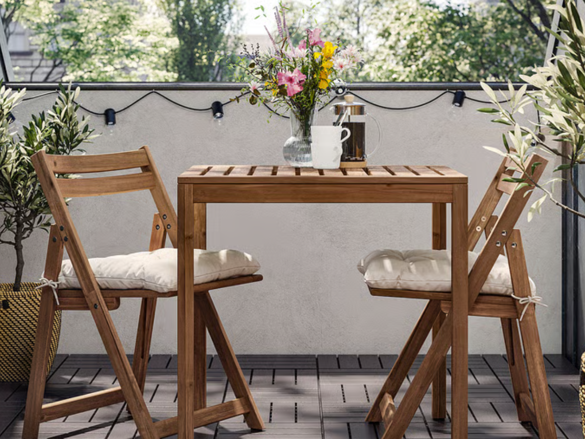 This IKEA Bistro Set Will Make Your Backyard Look Expensive