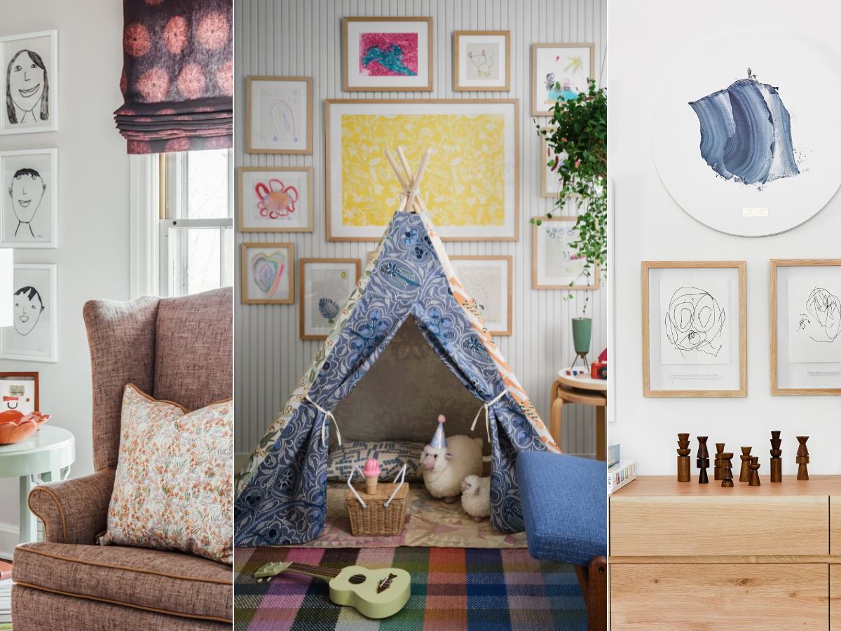 How To Display Your Childrens Art Elegantly In Your Home Get It Off