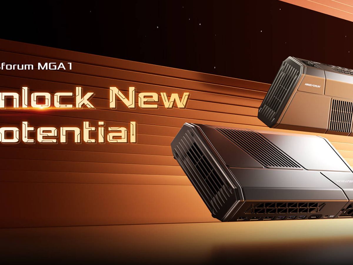MGA1 Oculink小型eGPU RX7600MXT Minisforum launches MGA1 Radeon RX 7600M XT eGPU with