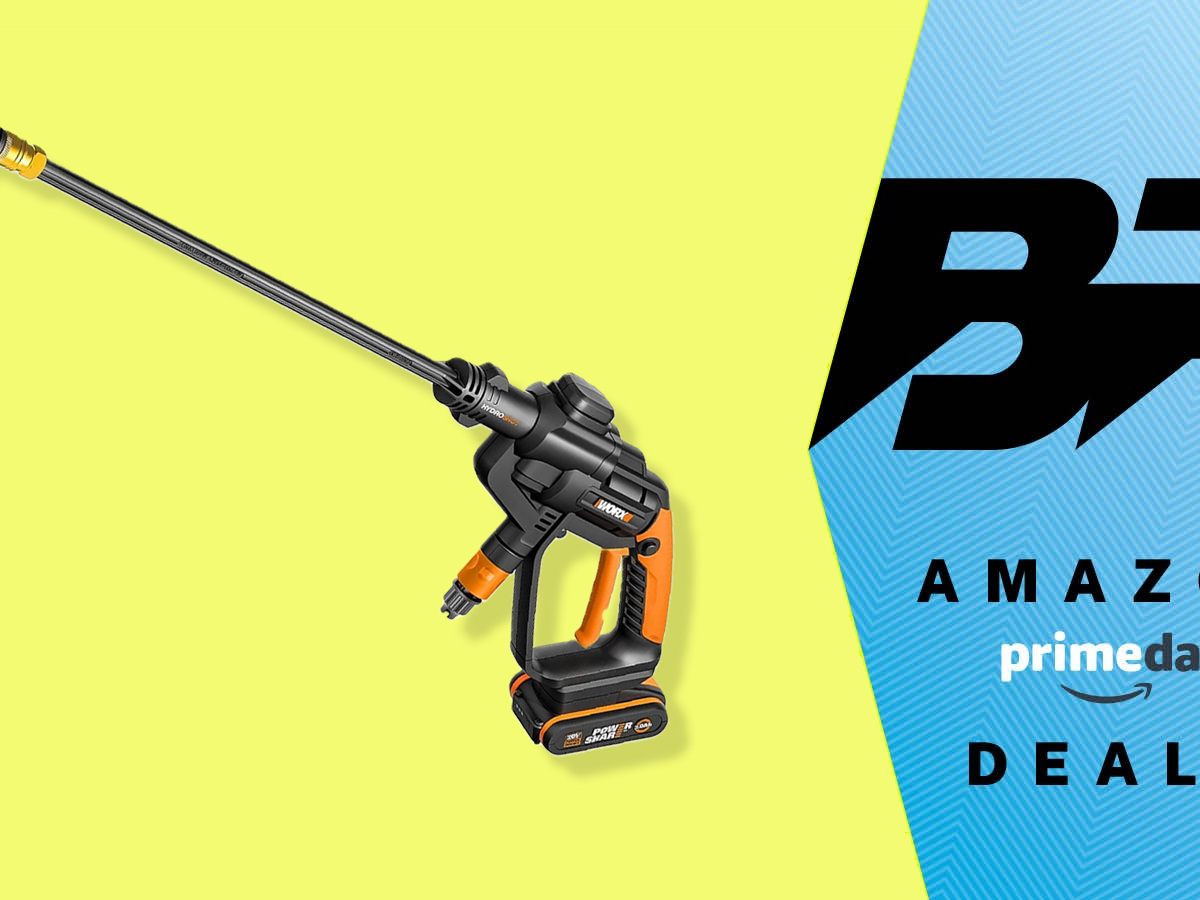 This battery operated pressure washer is ideal for post-ride MTB