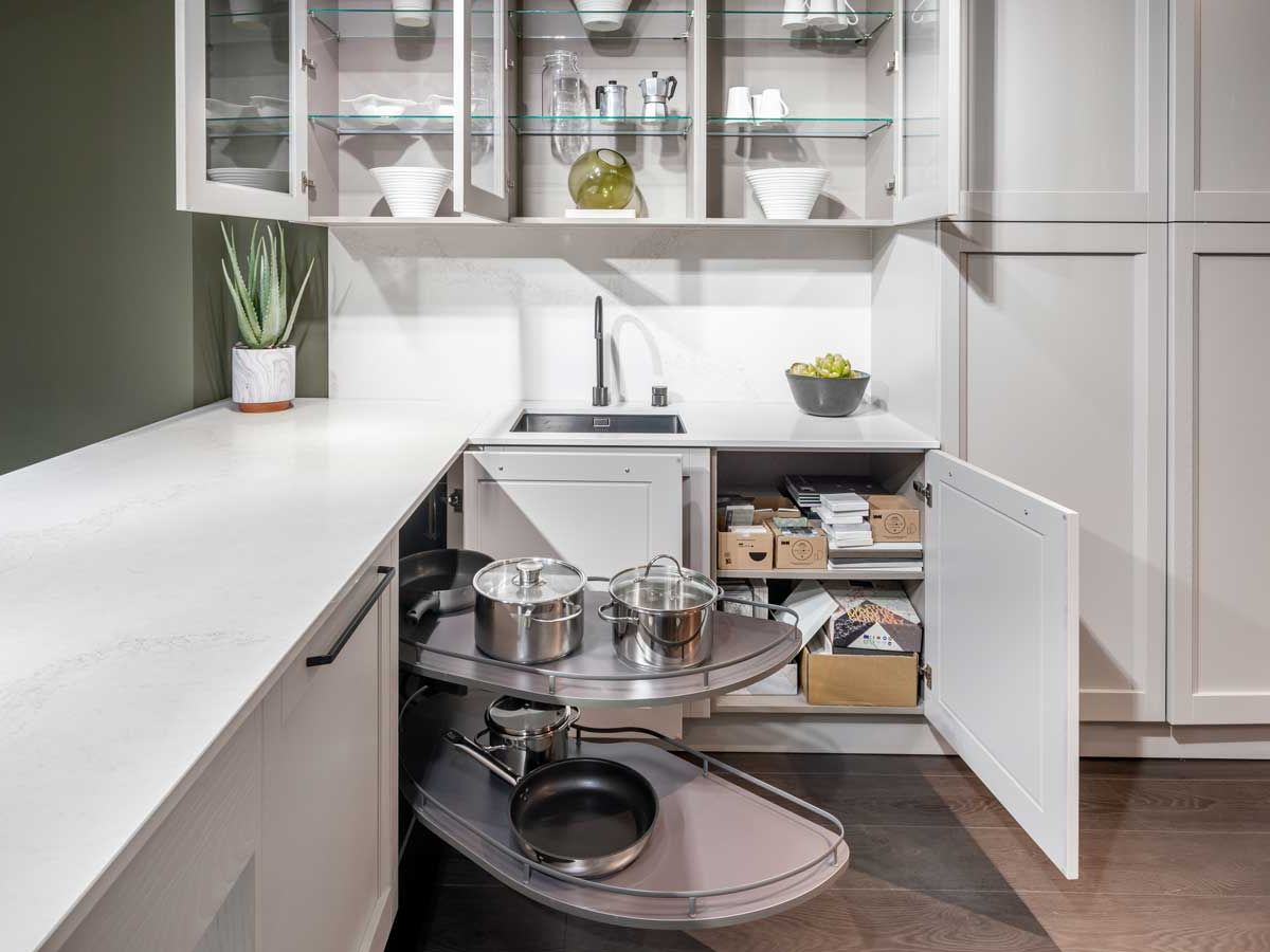 Caddy Corner Pantry Ideas For Small Kitchens Corner Floating Shelves