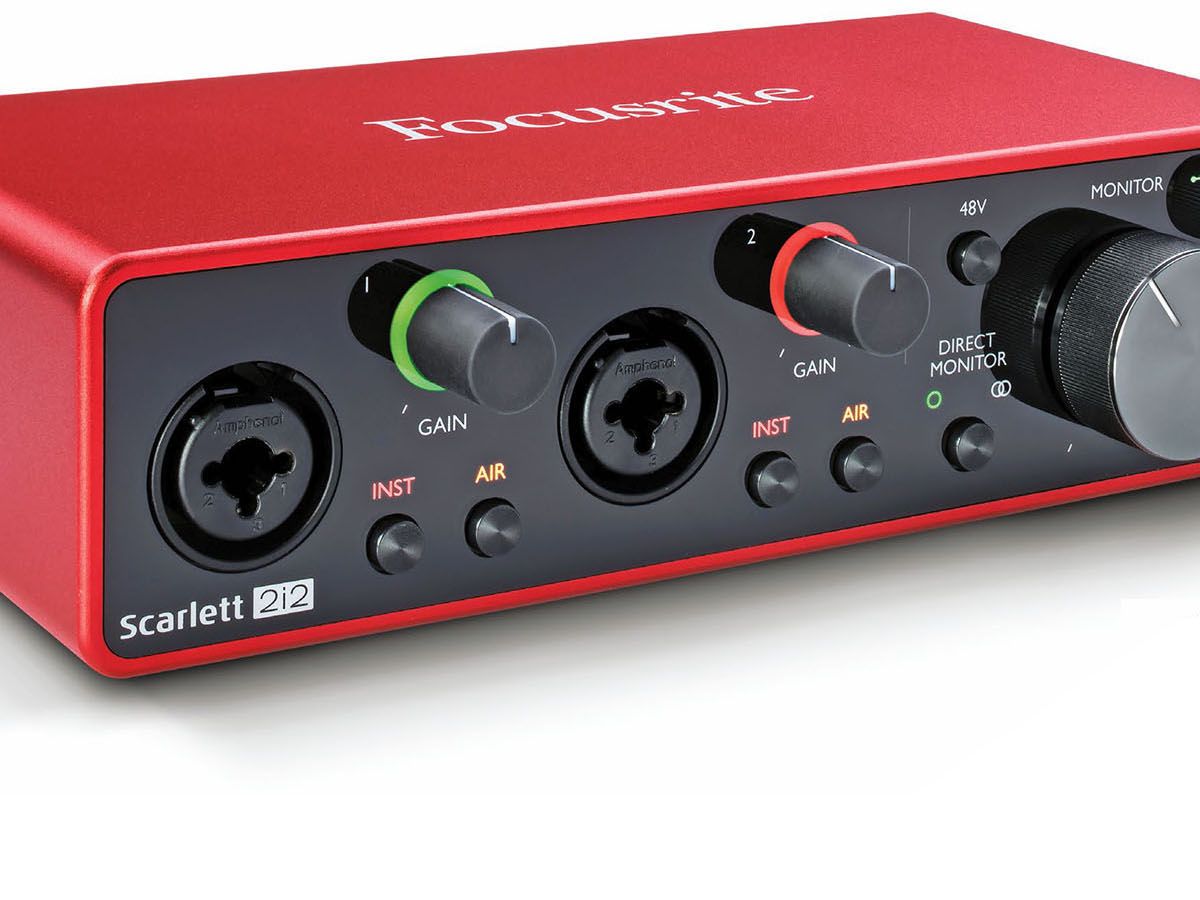 Focusrite Scarlett 2i2 (Gen.3)、変換アダプタおまけ