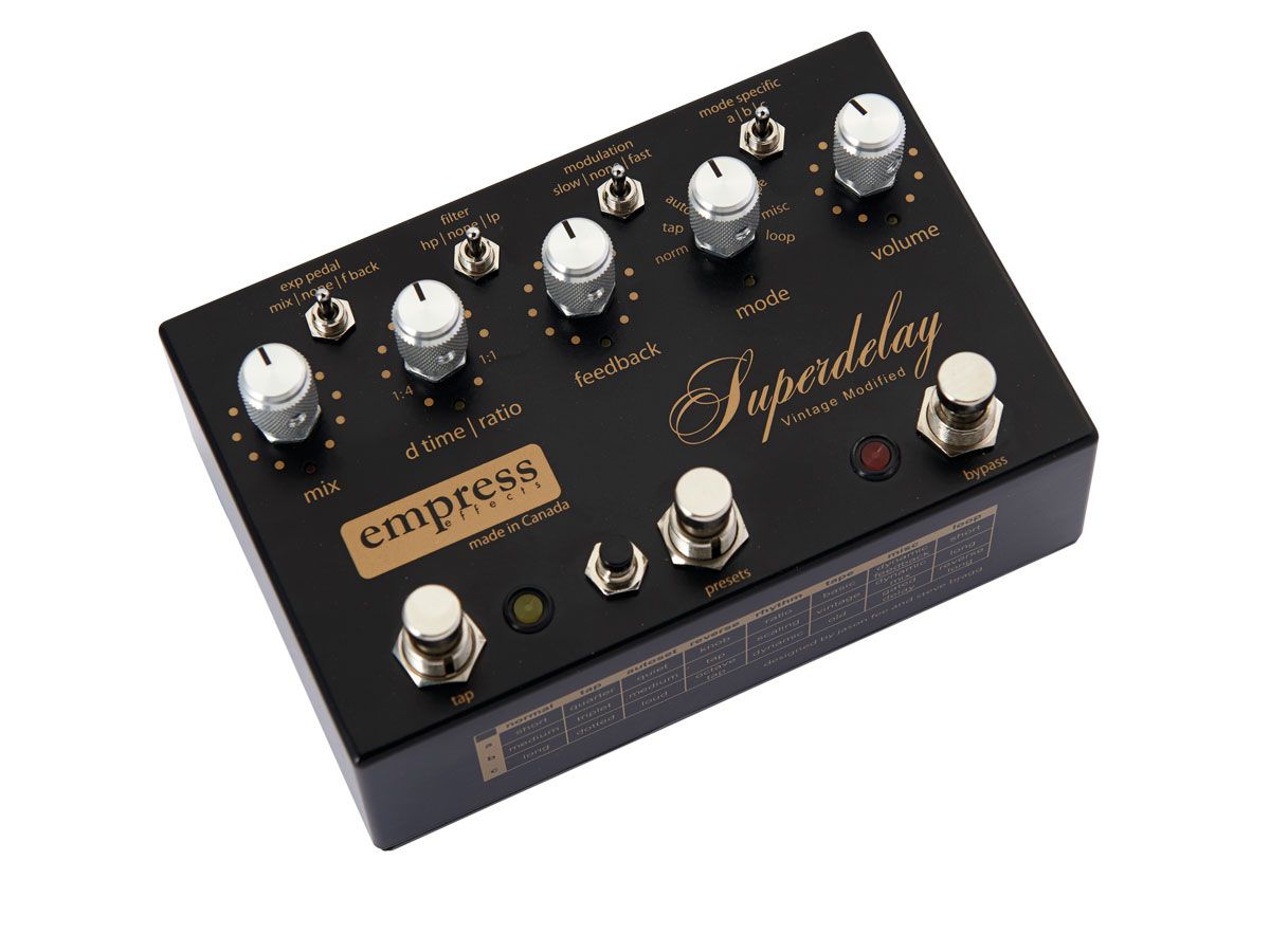 【希少】 Empress Superdelay Vintage Modified Empress Superdelay Vintage Modified Delay - YouTube