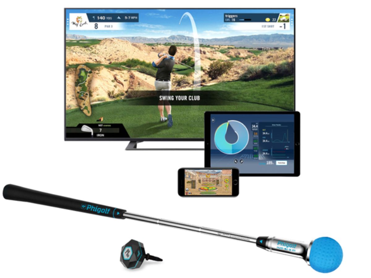 Phigolf Portable and Affordable Mobile Golf Simulator with