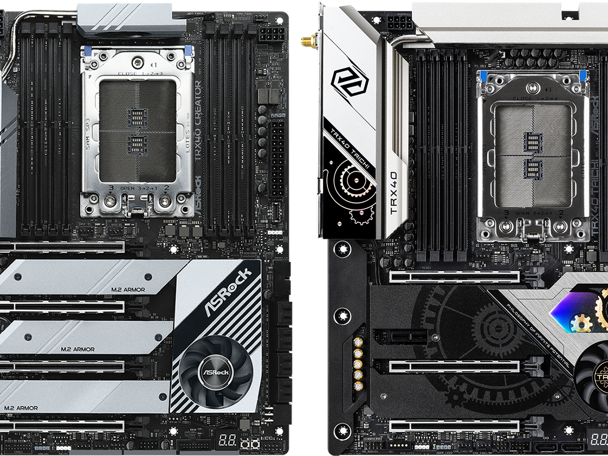 AsRock's First TRX40 Motherboards for AMD Ryzen Threadripper 3000