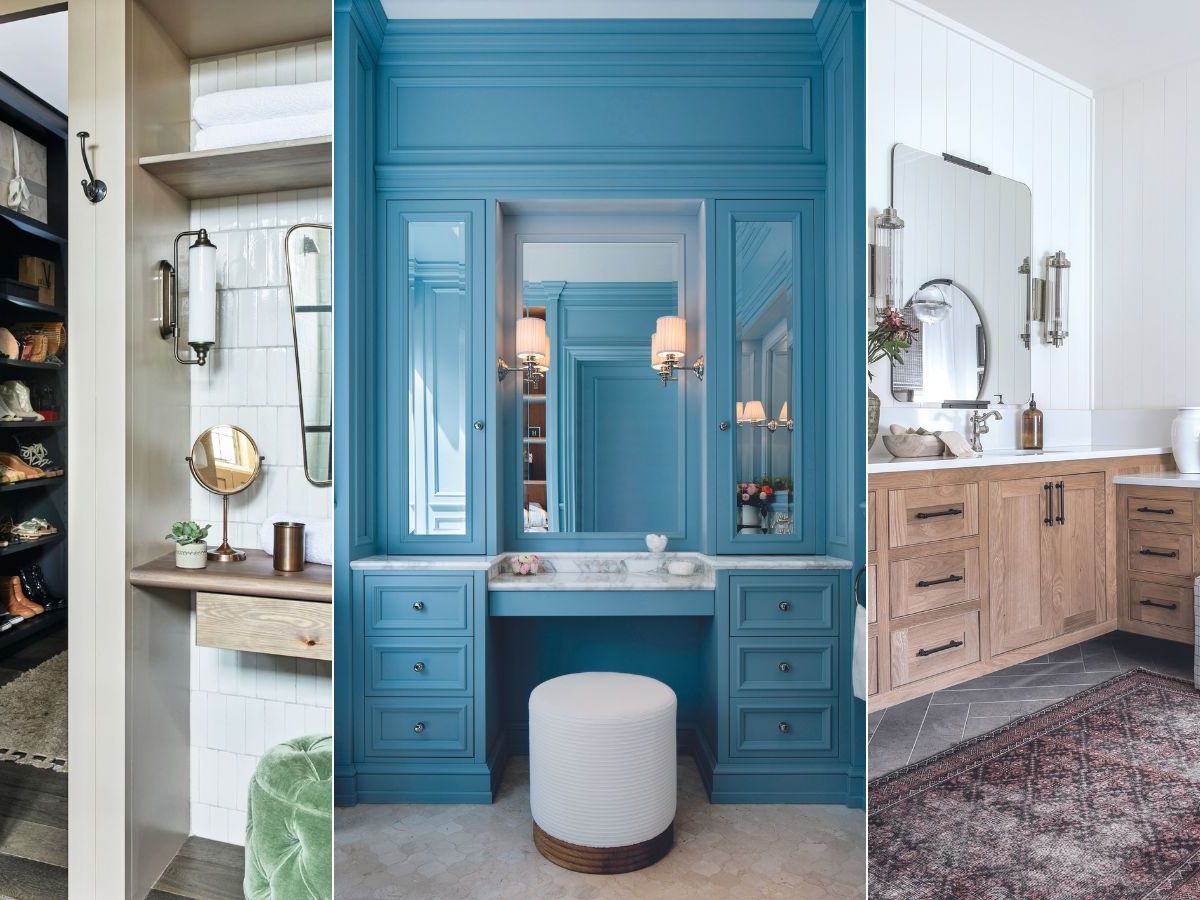 bathroom and dressing room design Bathroom dressing rooms: 10 ideas for a multi-purpose space