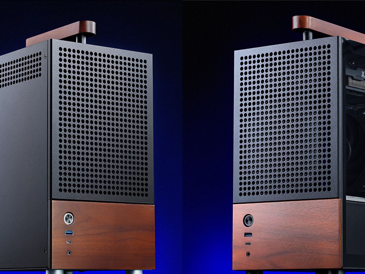 【中古】JONSBO T6 Jonsbo introduces T6 ITX walnut handled case in metal and