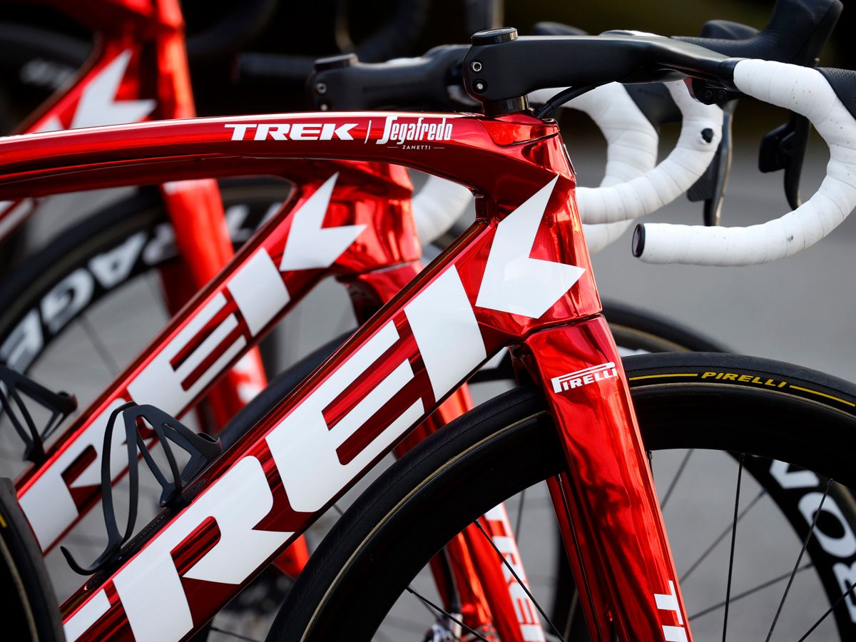 Trek Segafredoチーム支給品赤色カーボンステム　XXX120mm7° Trek Segafredoチーム支給品赤色カーボンステム XXX120mm7°