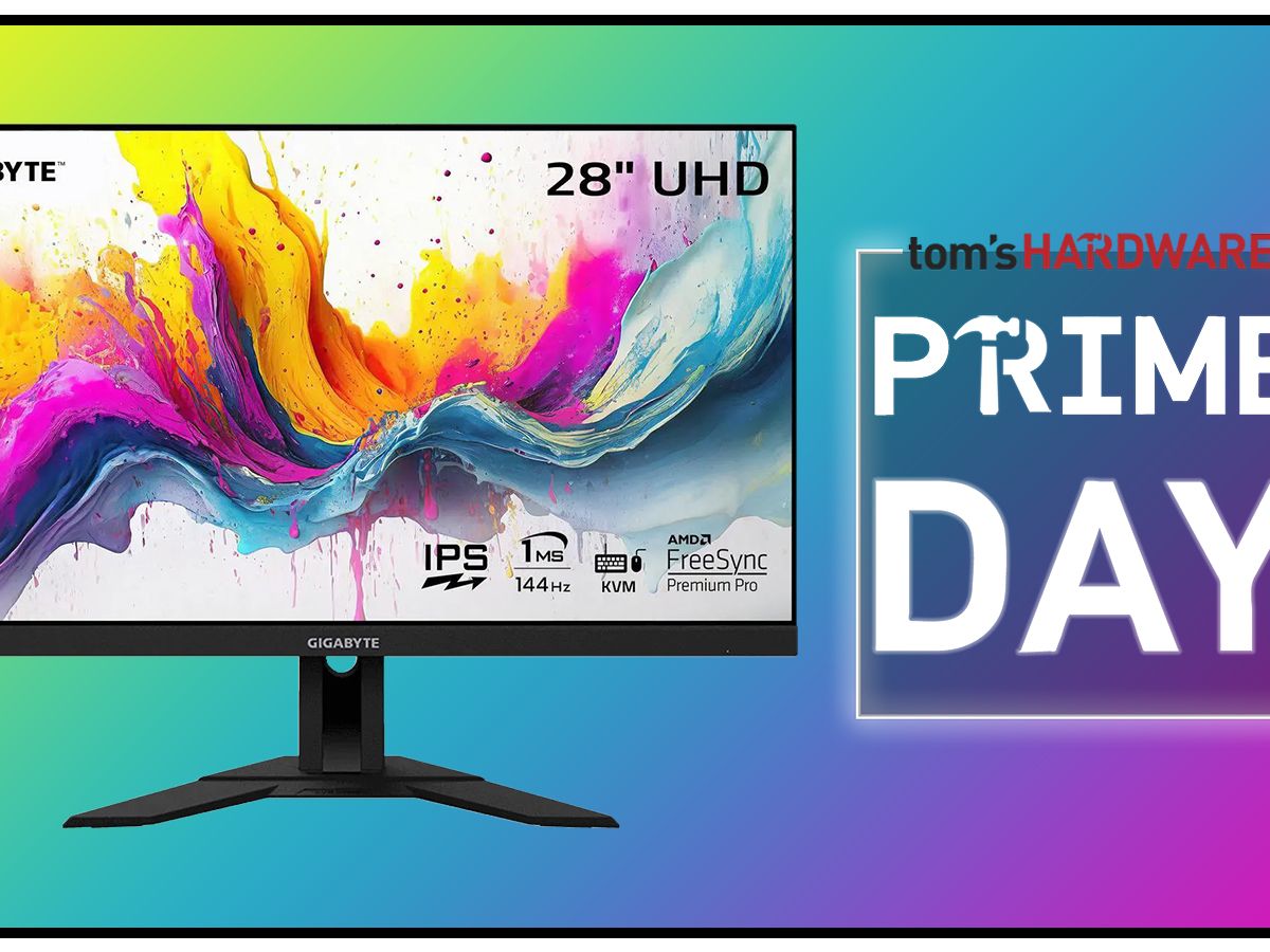 Gigabyte M28U 28-inch 4K gaming monitor's $270 discount to an all