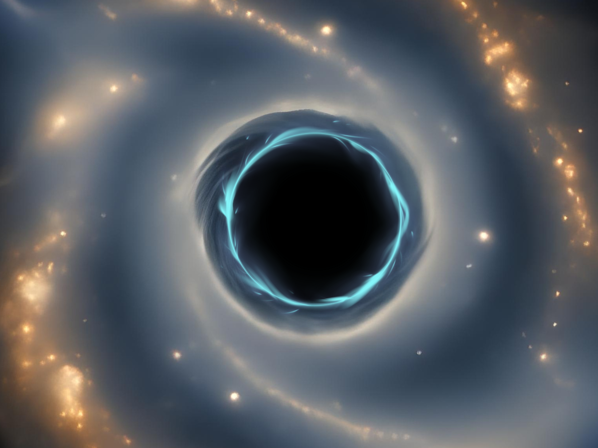 Warped spacetime with surprise 'double-zoom' reveals radiation