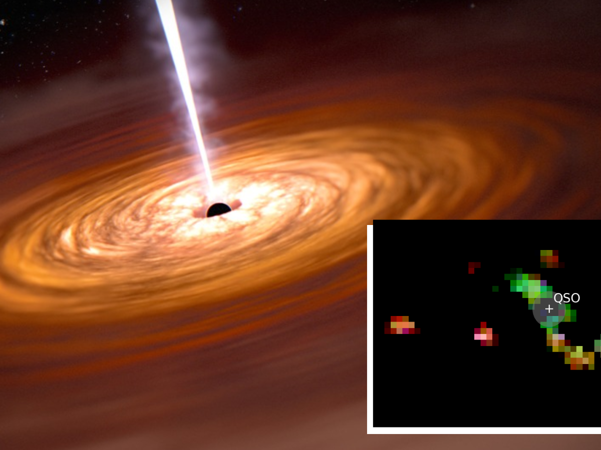 James Webb Space Telescope sees an ancient black hole dance with ...