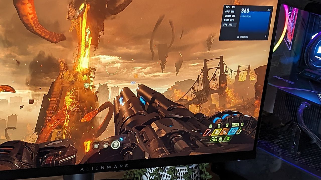 Alienware AW2724HF 360Hz monitor review: Is 1080p worth it