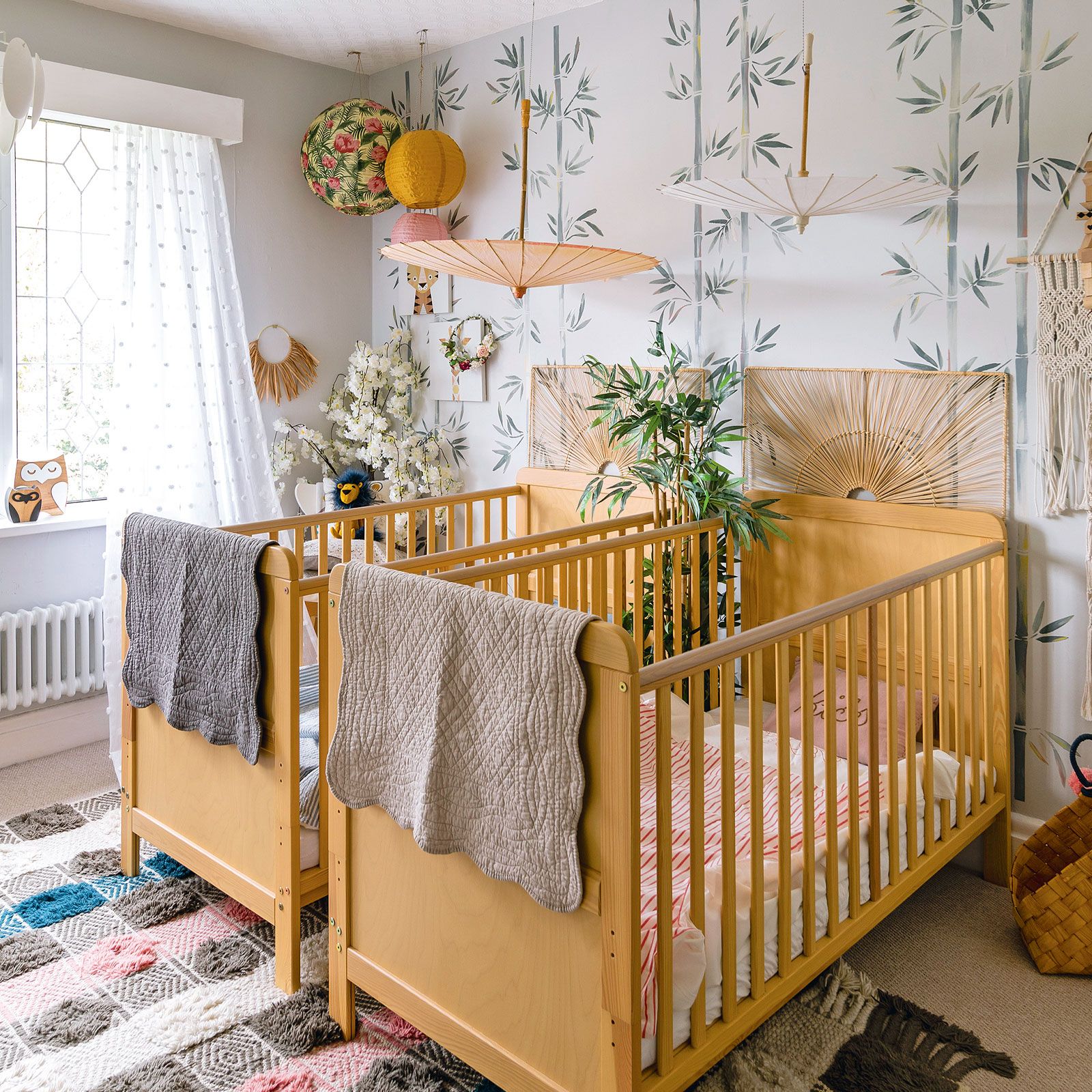 modern boho nursery