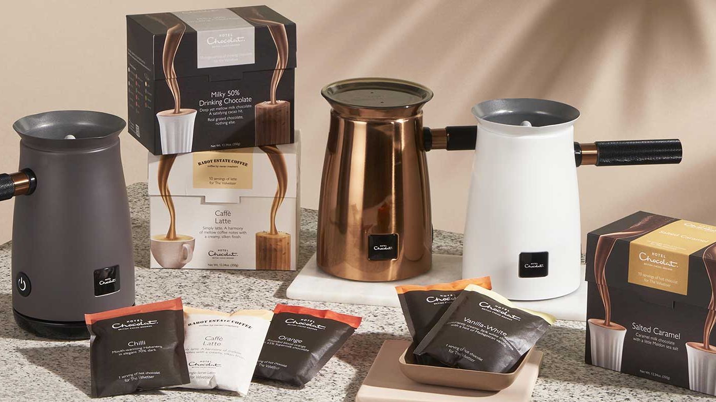 【新品•未使用】Hotel Chocolat Velvetiser The Velvetiser - Platinum | Hotel Chocolat USA