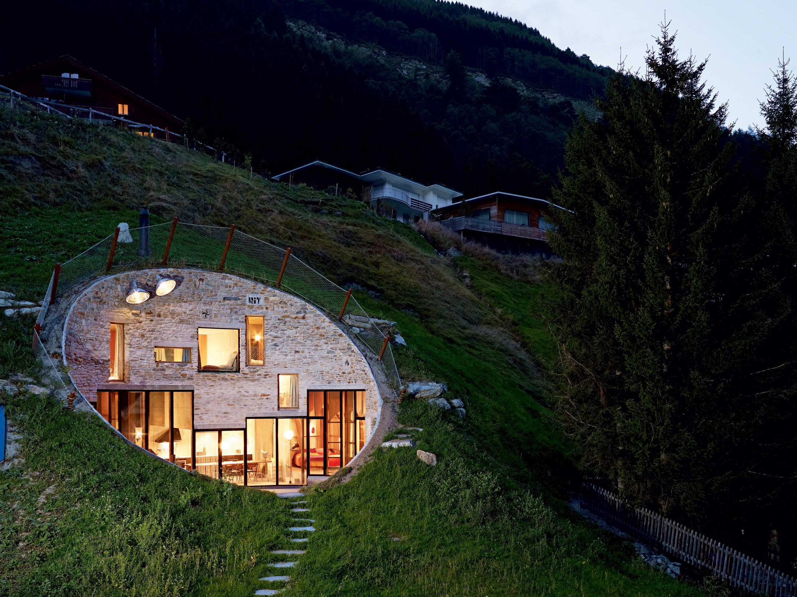 Switzerland - 2 ￼ハウス SeARCH and Christian Müller's buried hillside Hole House | Wallpaper*