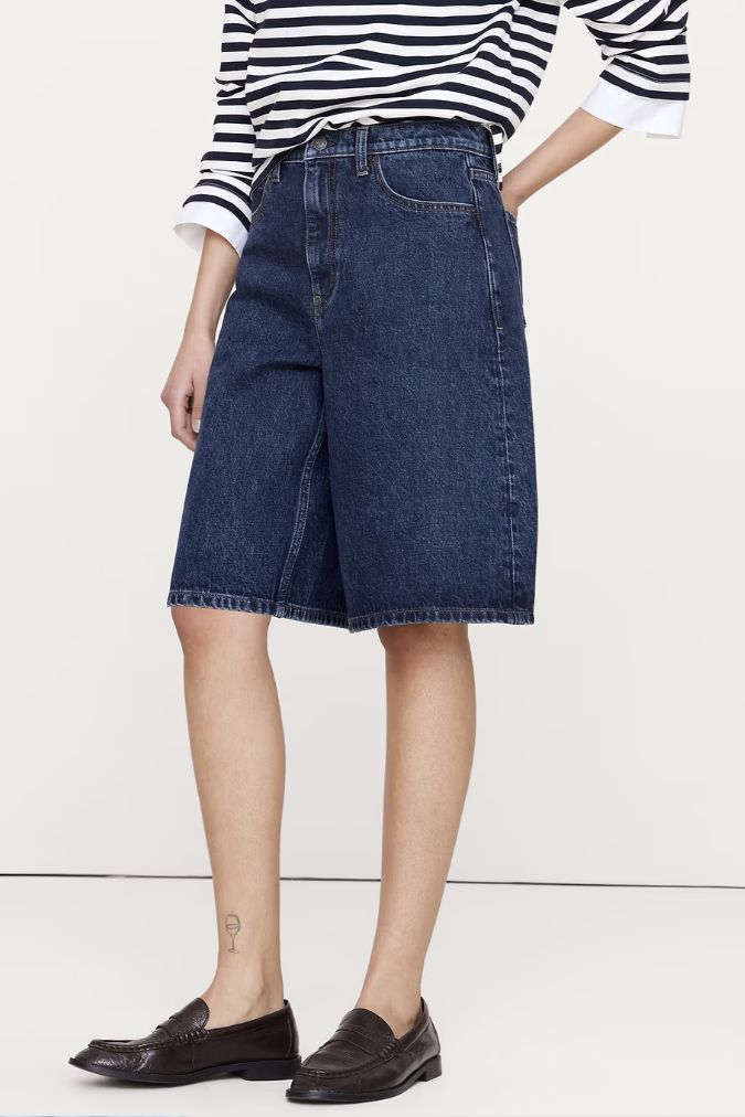 Banana Republic, 11" Denim Bermuda Short