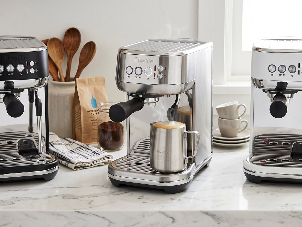 Breville's compact Bambino Plus coffee machine is AU$230 off on