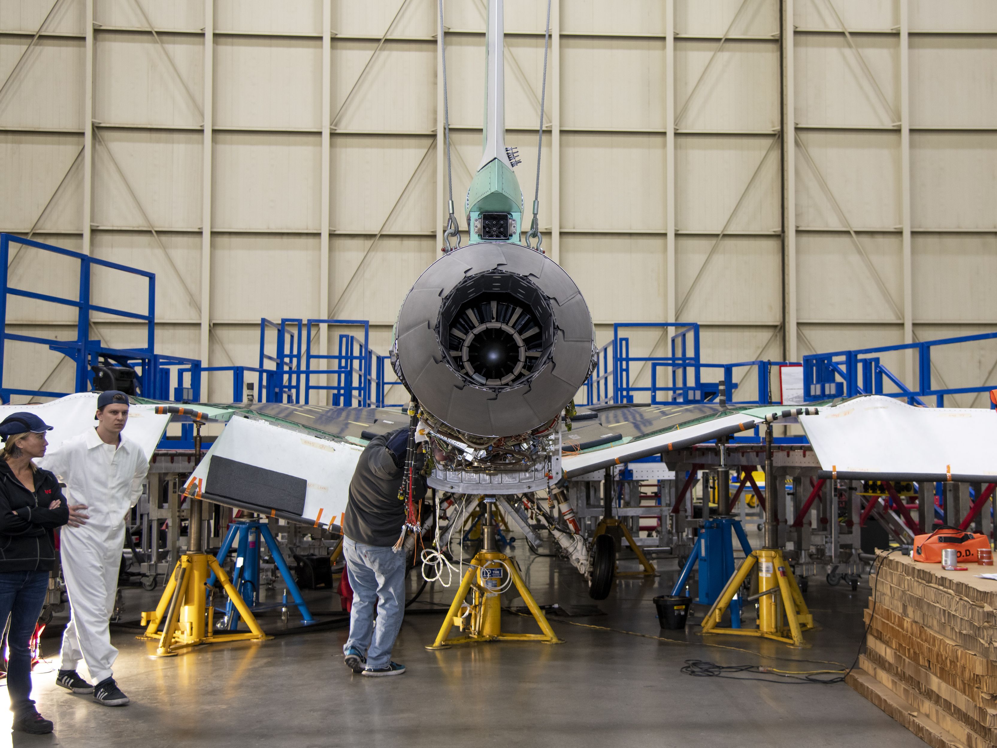 NASA's new X-59 supersonic plane gets engine for quiet sonic