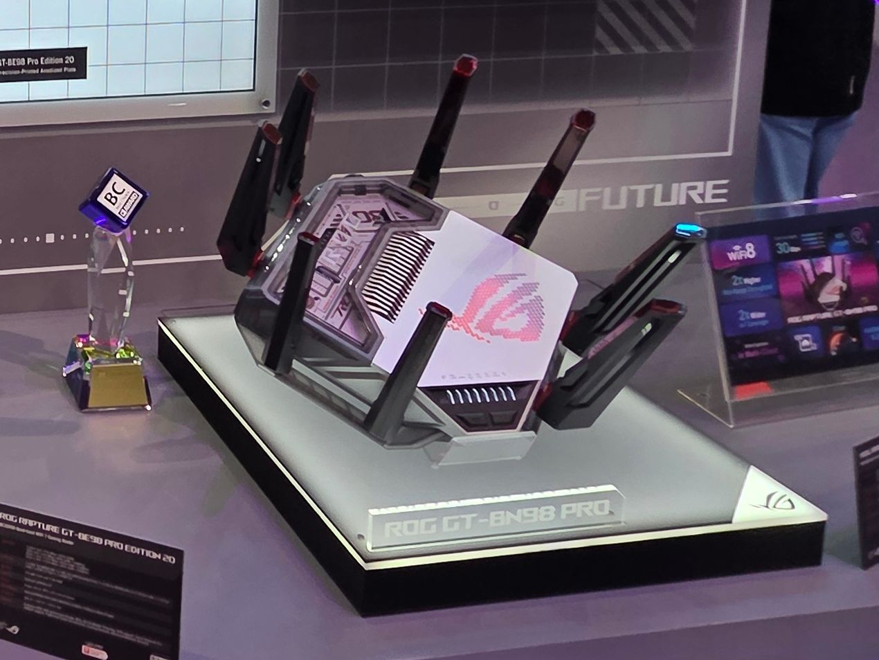 Asus unveils its first Wi-Fi 8 router — ROG Rapture GT-BN98 Pro