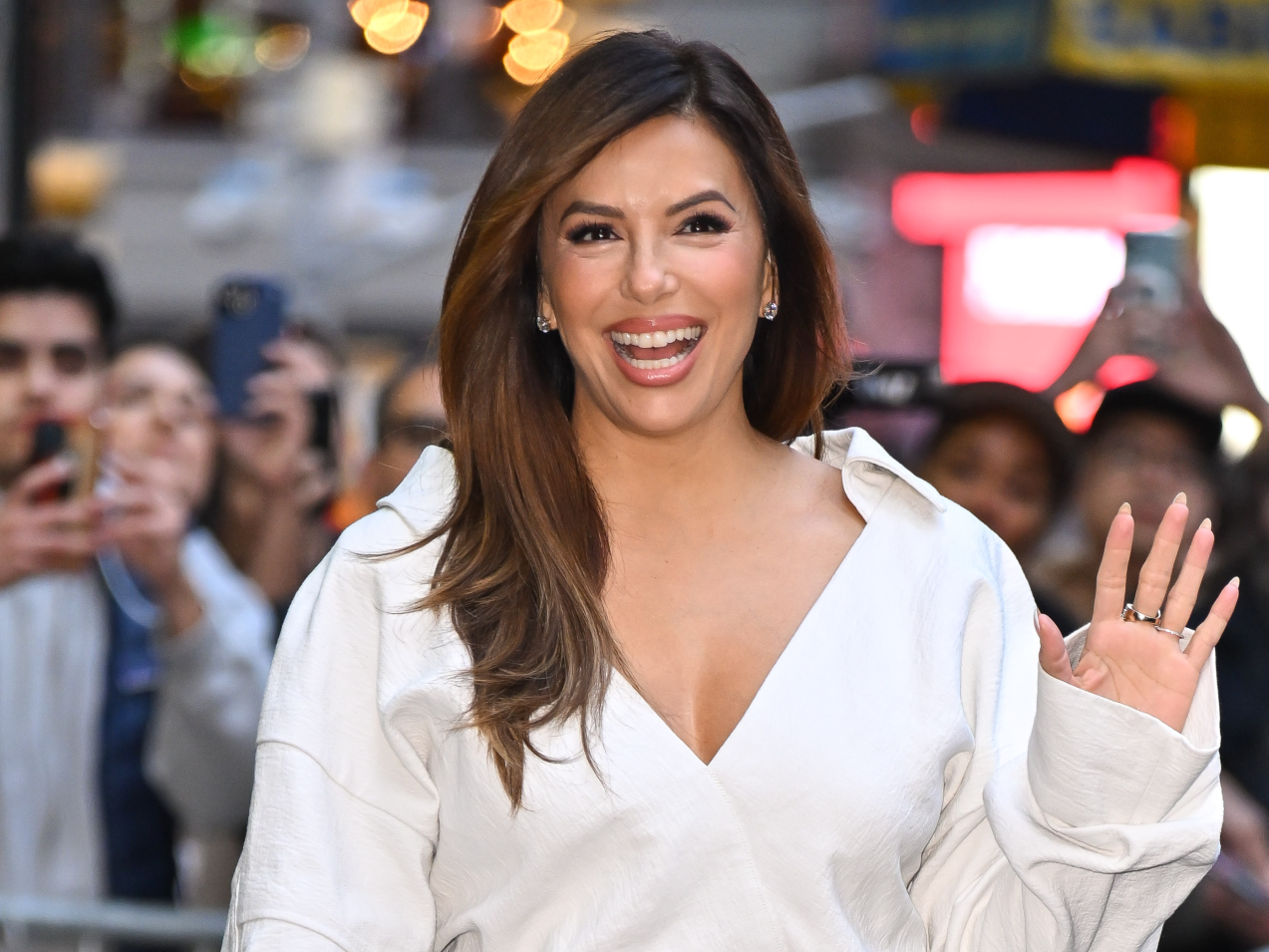 eva longoria porn fake Eva Longoria's Bronze French Manicure Makes Me Want Metallic Nails | Marie  Claire