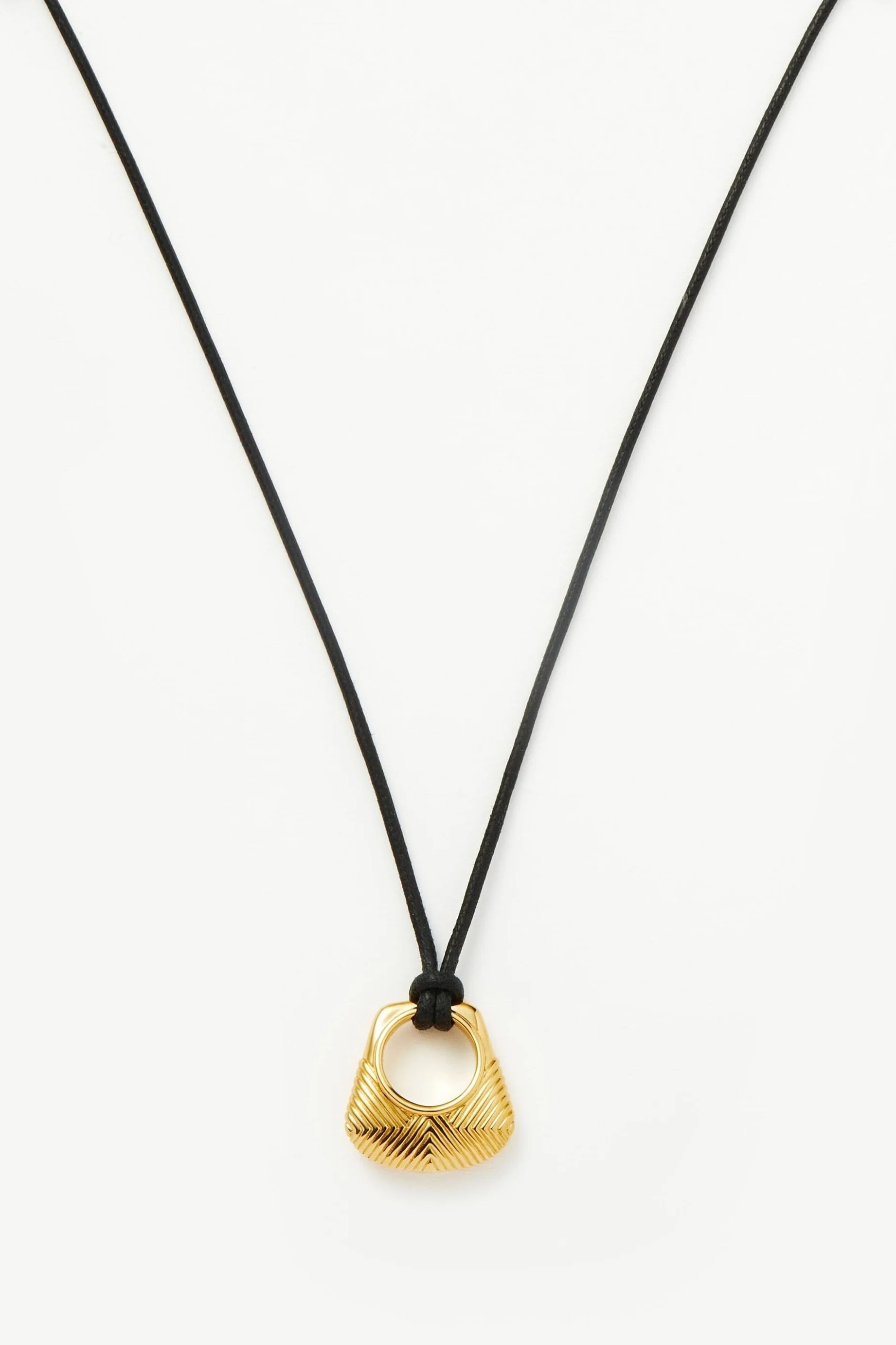 Missoma Hera Ridge Pendant Cord Necklace