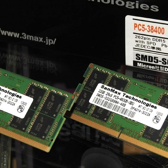 SanMax Technologies 32GB DDR５ DDR5 SO-DIMMs for Notebooks Demoed by SanMax | Tom's Hardware