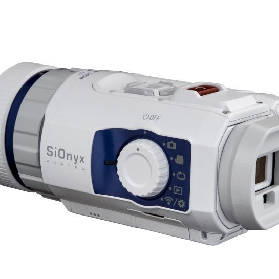 The SiOnyx Aurora Sport is an action camera that sees in the dark
