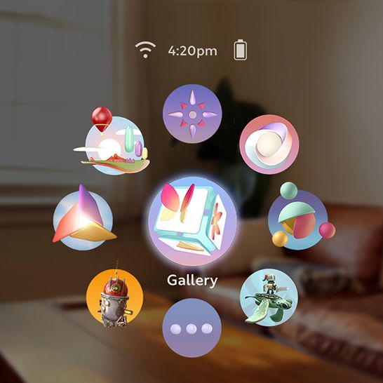 Here's a sneak preview of what the Magic Leap One interface looks