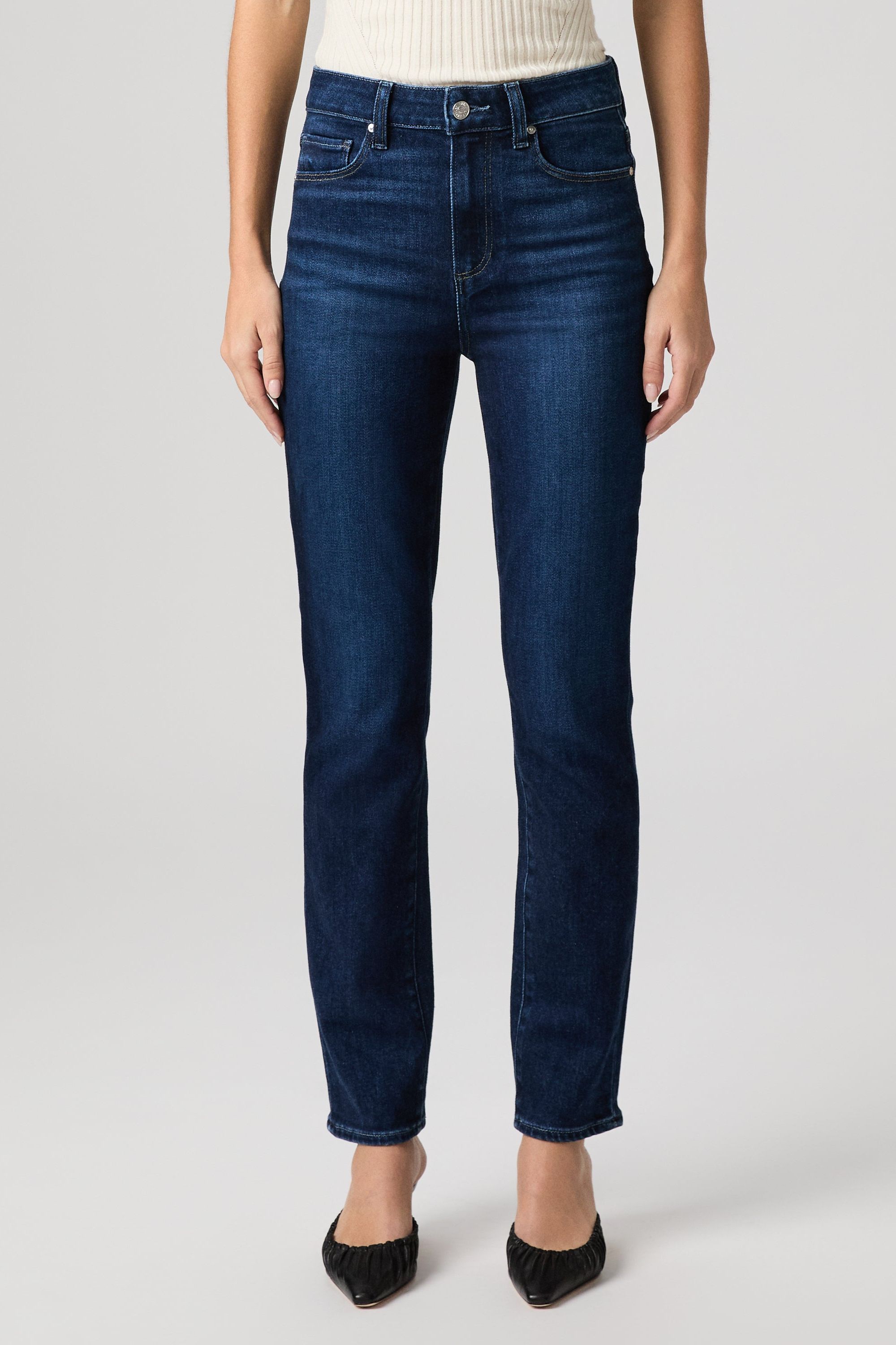 Paige, Gemma High Waist Cigarette Jeans