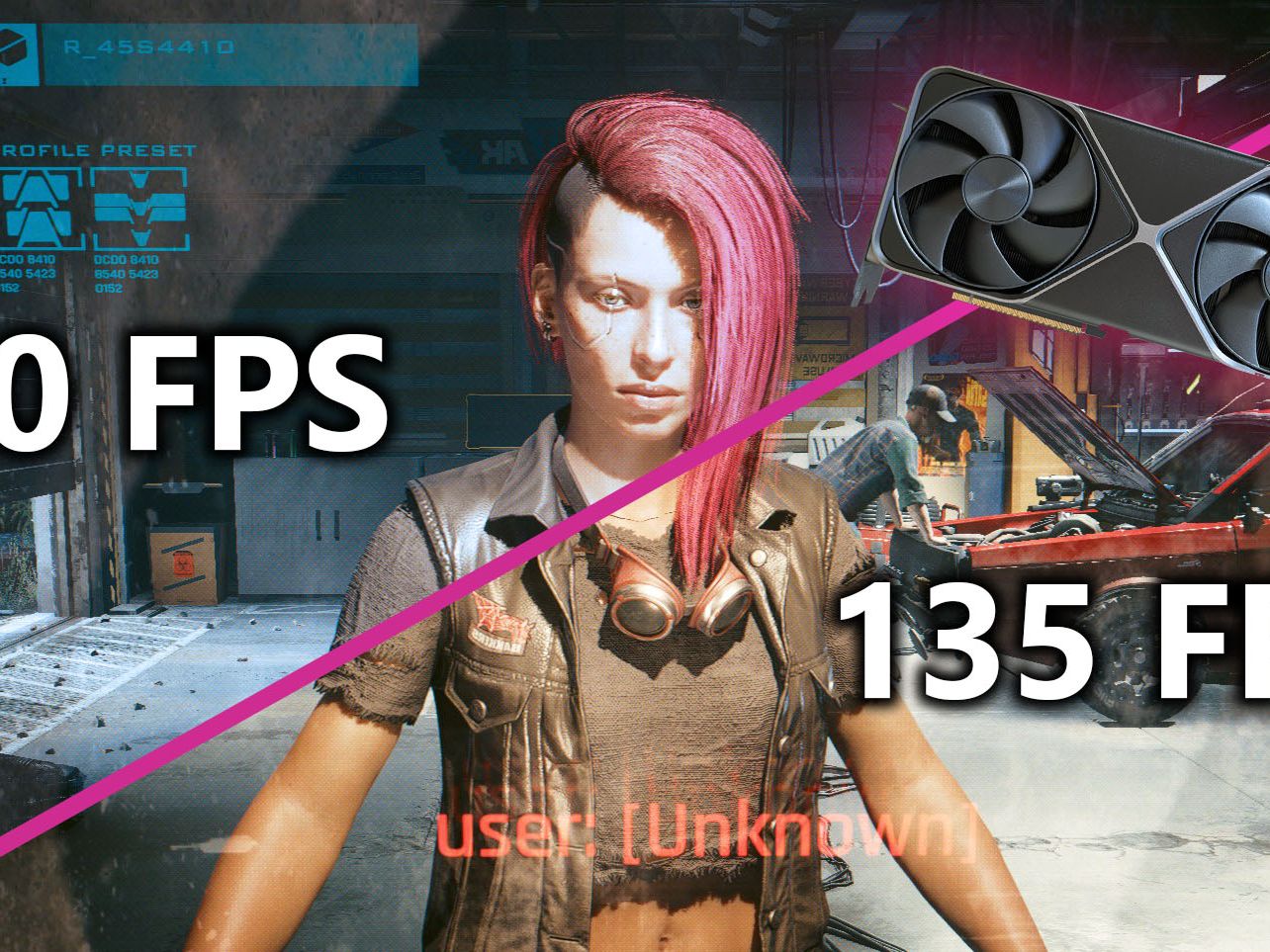 RTX 5080 and DLSS 4 MFG 4x in Cyberpunk 2077: 244% extra FPS
