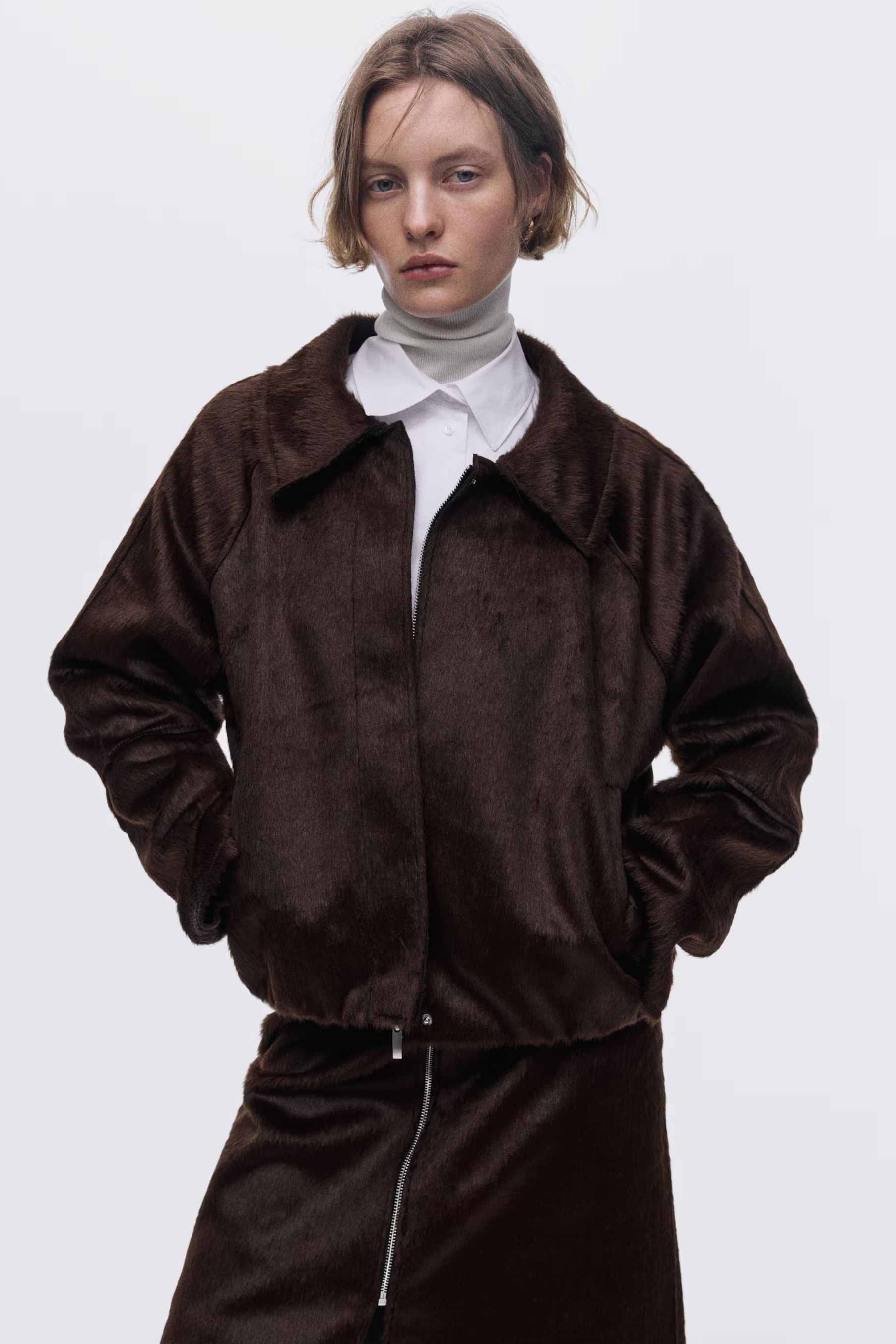 H&amp;amp;M, Short Jacket With Collar